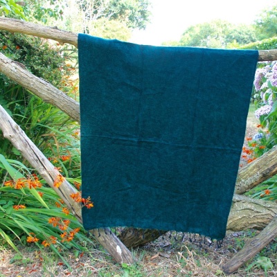 Tibetaanse omslagdoek / sjaal, donker groen